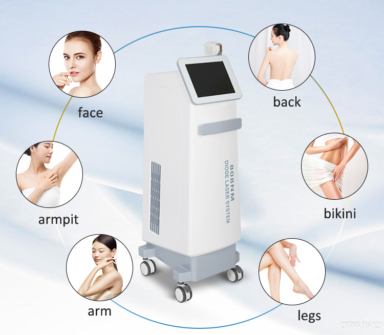 3000W High power Diode Laser 24 Bar Fast Speed Hair Removal beauty machine